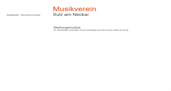 Desktop Screenshot of musikvereinsulz.de