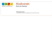 Tablet Screenshot of musikvereinsulz.de